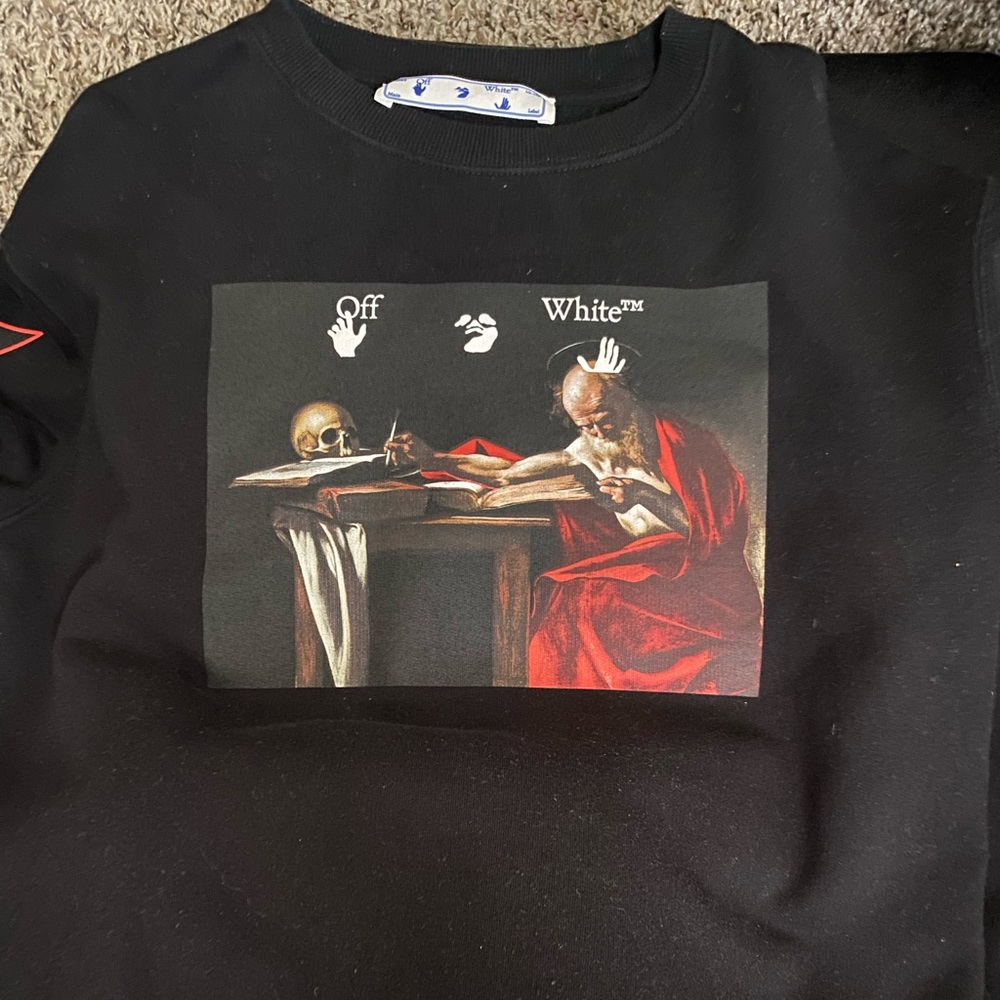 OFF WHITE crew neck sweater